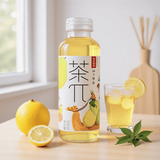 农夫山泉 茶π 水果茶饮料 柚子绿茶 500ml 不同包装随机发