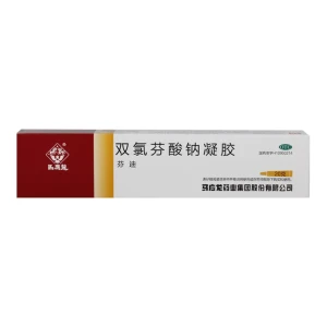 Diclofenac Sodium Gel Joint Pain External Use Flagship Store Analgesic Tenosynovitis Analgesia Genuine Anti-inflammatory 20g*1 box