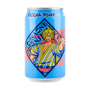 台湾OCEAN BOMB×海贼王联名 气泡水饮料  热带水果风味 330ml【文斯莫克·山智形象】【动漫好物】