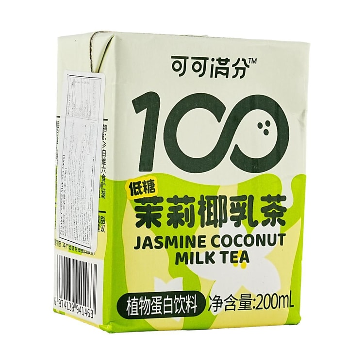 KEKEMANFEN Jasmine Coconut Milk Tea,Low Sugar, 6.76 fl oz - Yami.com