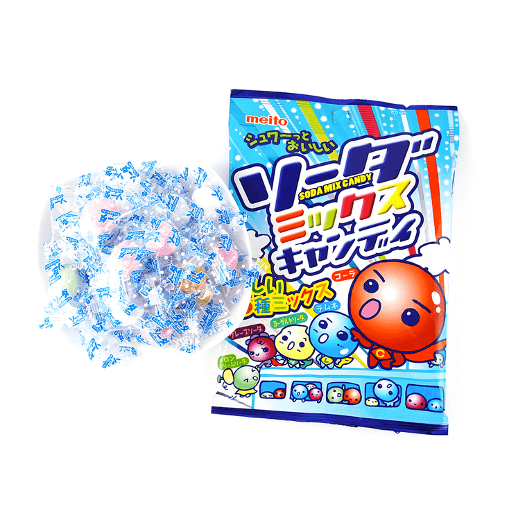 Soda Candy Mixed Flavors 3.17oz(M) 4