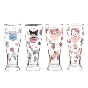 Sanrio Mug Cute Home Juice Drink Glass Large Capacity Beer Mug Kuromi 1pc