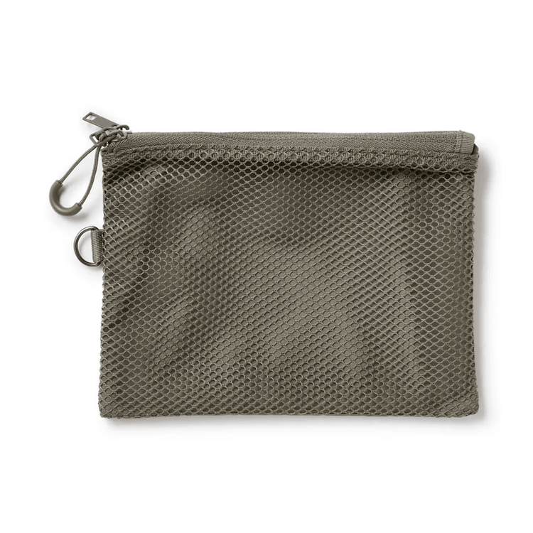 Polyester double zipper case, size M【green】1 Piece - Yami.com