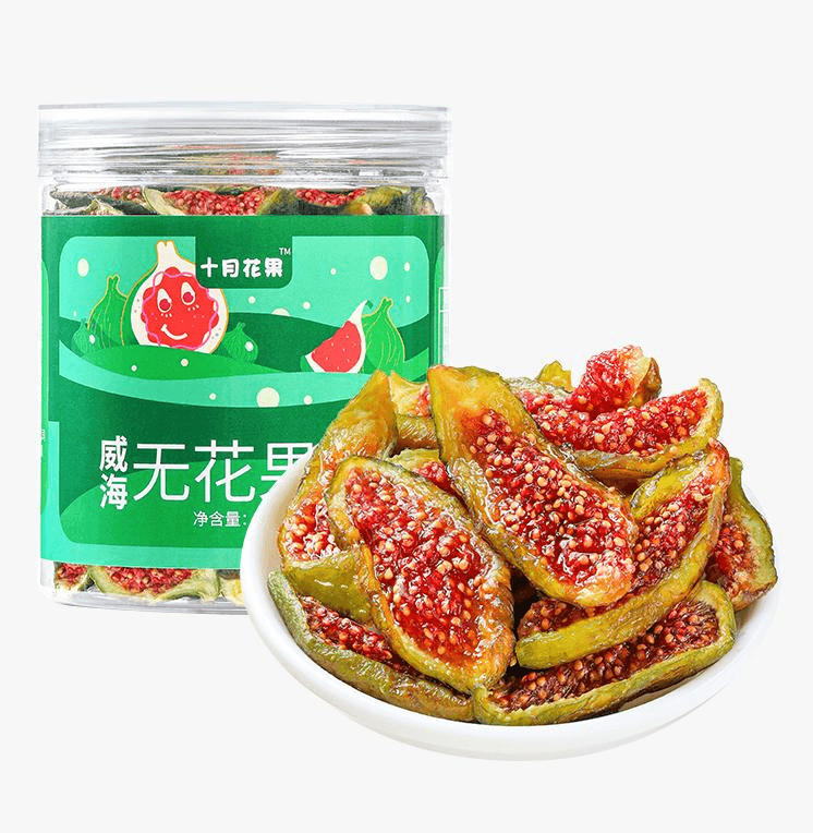 【中國直郵】 飯糰媽媽 【新果上市】威海特產即食孕婦健康零食青皮無花果乾125g*1罐