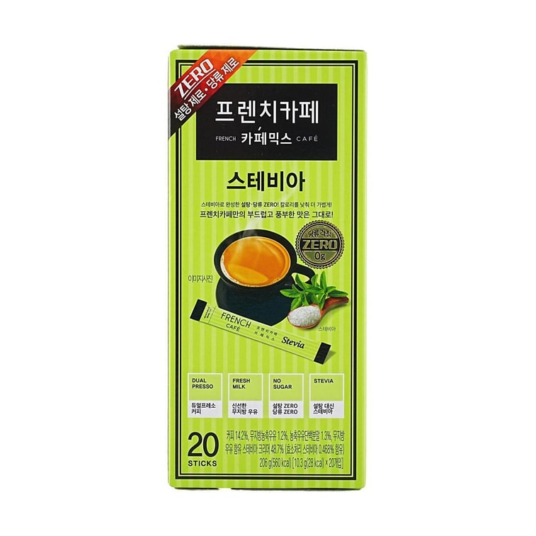 韩国NAMYANG南阳 法式咖啡 无糖速溶咖啡 20条入 206g 4