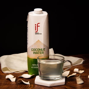 Coconut Water 100% Natural, 33.8 fl oz【0 Sugar 0 Fat Low Calories】
