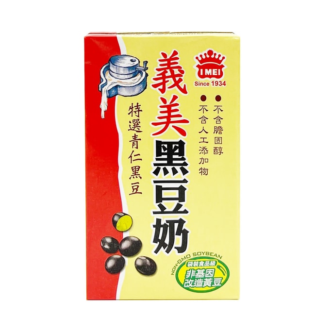 [台湾直邮]义美 黑豆奶 250ml(限购3罐)