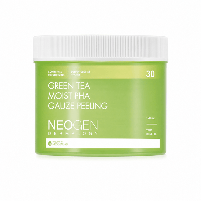 Dermalogy Green Tea Moist PHA Gauze Peeling 30 Pads