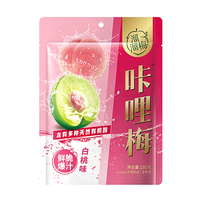 カリカリ梅白桃風味 6.35oz [クリスピー＆ジューシー][天然有機酸]
