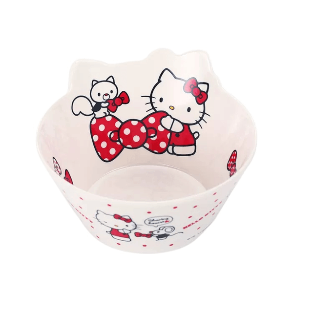 Five And Children's Tableware Red KT Cat Deep Bowl 550ml*1 Pack