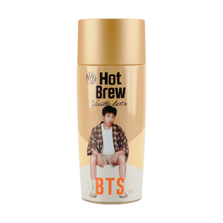 【BTS防彈少年團代言】韓國HY X BTS 熱沖泡咖啡 咖啡拿鐵 270ml 限量發售 不同成員包裝隨機發 8