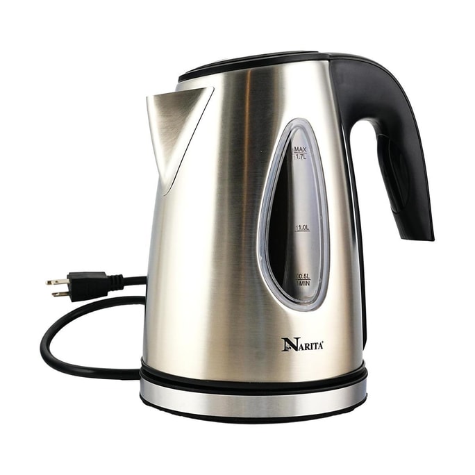 1.7L Large Capacity Electric Water Kettle Stainless Steel LED Illuminated NEK-1721