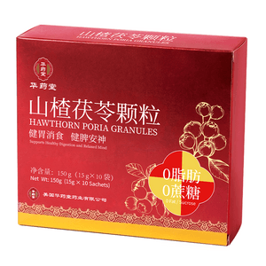 화요탕 산사나무와 복령 과립 15g x 10포 [습기를 제거하고 비장을 튼튼하게 하며 식욕을 증진] 과도한 습기와 신진대사 저하로 인한 얼굴 부기를 개선하는 무설탕 한방 과립입니다.