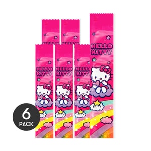산리오 헬로 키티 사워 벨트 레인보우 구미 캔디 0.53oz *6【6팩】
