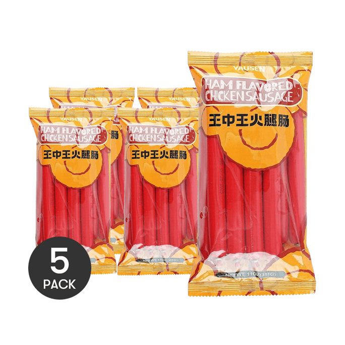 Ham Flavored Chicken Sausage 11 oz *5【5 Packs】