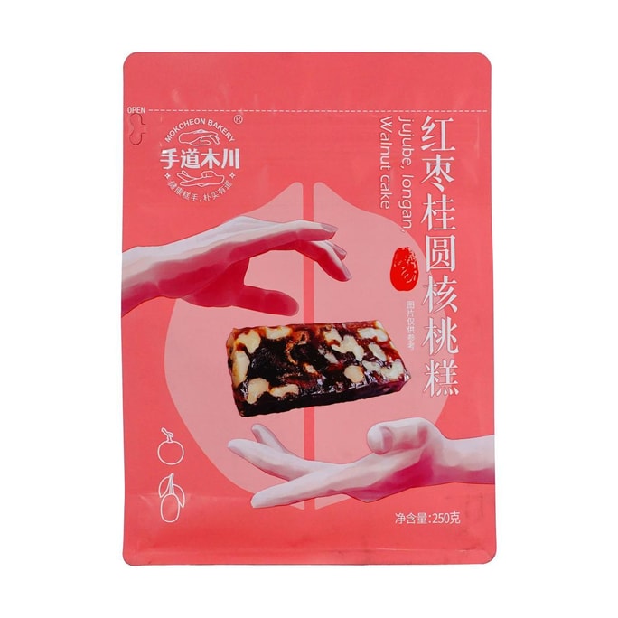 手道木川 紅棗桂圓核桃糕 250g
