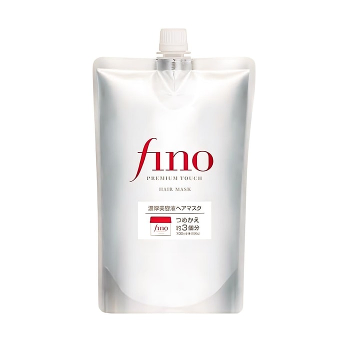 日本SHISEIDO資生堂 FINO芬濃 高效浸透修復髮膜 免蒸美容液髮膜 補充裝 700g【附贈FINO髮油試用裝】