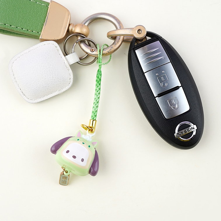 [중국 직배송] 정품 산리오 물방울 부적 시리즈 - 행운, 재물, 복을 가져다주는 열쇠고리, 가방 장식, 휴대폰 스트랩 - 귀여운 만화 캐릭터 - 헬로 키티 (1개) 3