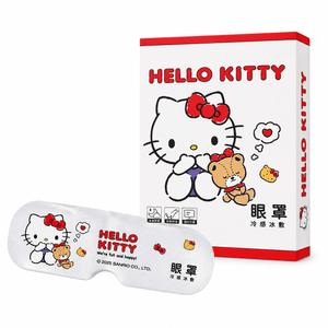 Cooling Eye Mask Relieves Eye Fatigue Cartoon Eye Patch 6 Pc- Hello Kitty 1 box