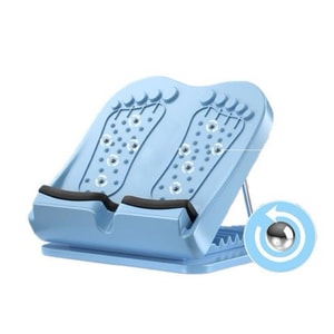 Fitness Slant Baord Stretching Board Yoga Trainer【10 Grades of Magnetic Therapy Massage Adjustment】#Sky Blue