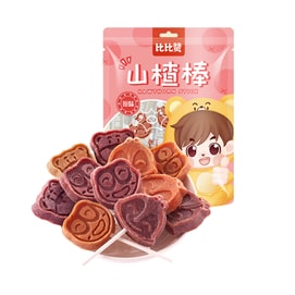 Hawthorn lollipop Fruit bar Gummy candy health Hawthorn slice Children snack Haw cake Sweet sour appetizer Original 100g