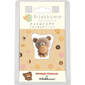 【日本直邮】SAN-X &Mister Donut 角落生物 甜甜圈系列 植绒摆件【熊弟】1件