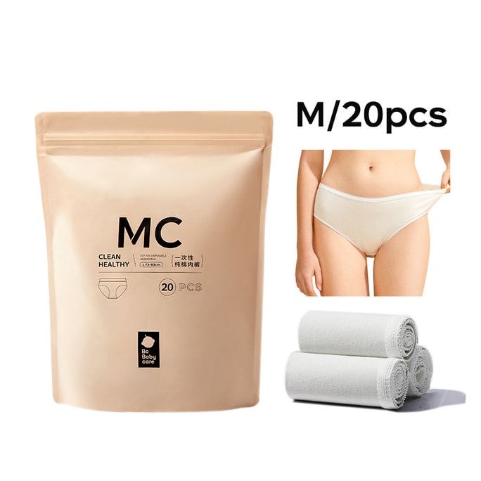 Disposable Panties 100% Cotton Pregnant Soft Underwear 20pcs Pack