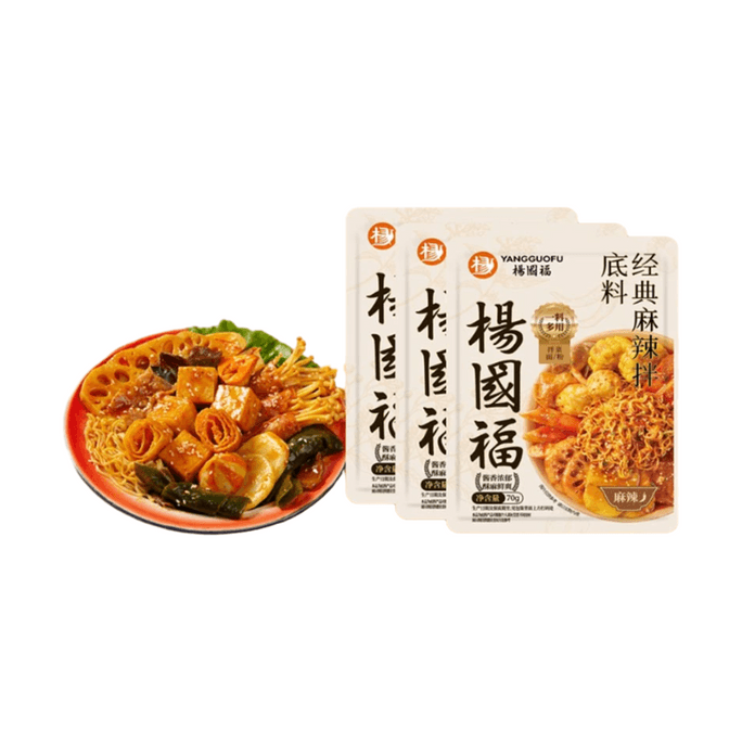 楊國福 麻辣拌調味料 酸甜麻辣味 70g*2袋