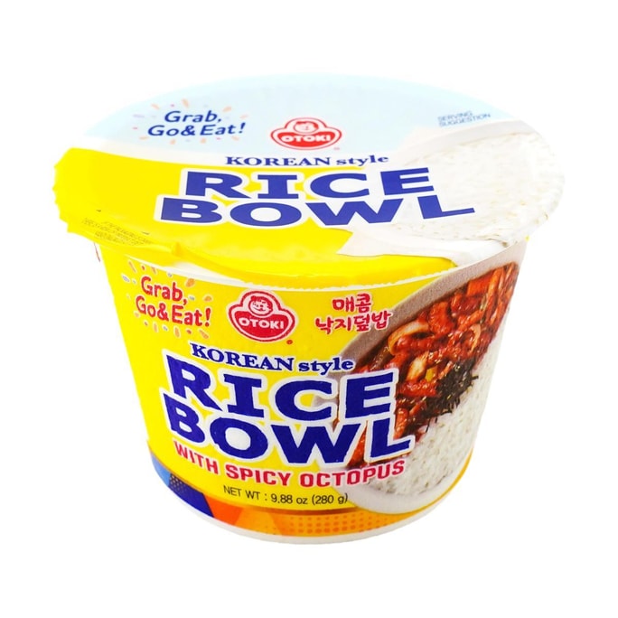 Octopus Topped Bowl Rice 280g