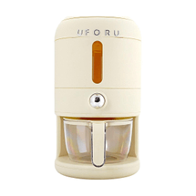 川岛屋 按压米桶 厨房储米箱 奶油白 小号5kg米容量