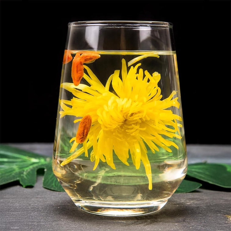 Large Chrysanthemum Tea Premium Golden Thread Chrysanthemum Tea【Fire Relieving】Flower Tea Chrysanthemum Bud Tribute Chrysanthemum Super Large Blooms paired with Goji Berries Red Dates Astragalus 20g 5