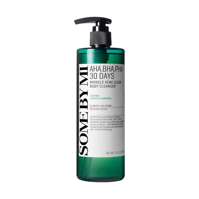 한국 Somebymi AHA.BHA.PHA 30일 기적의 여드름 클리어 바디 클렌저 400g