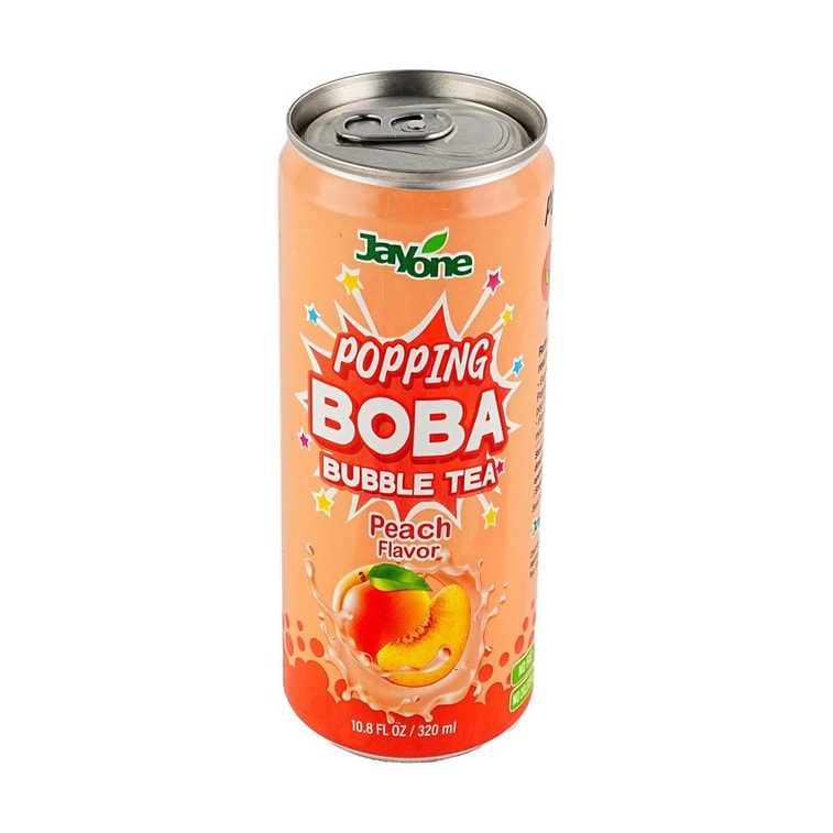Popping Boba Bubble Tea Peach Flavor, 10.82 fl oz 3