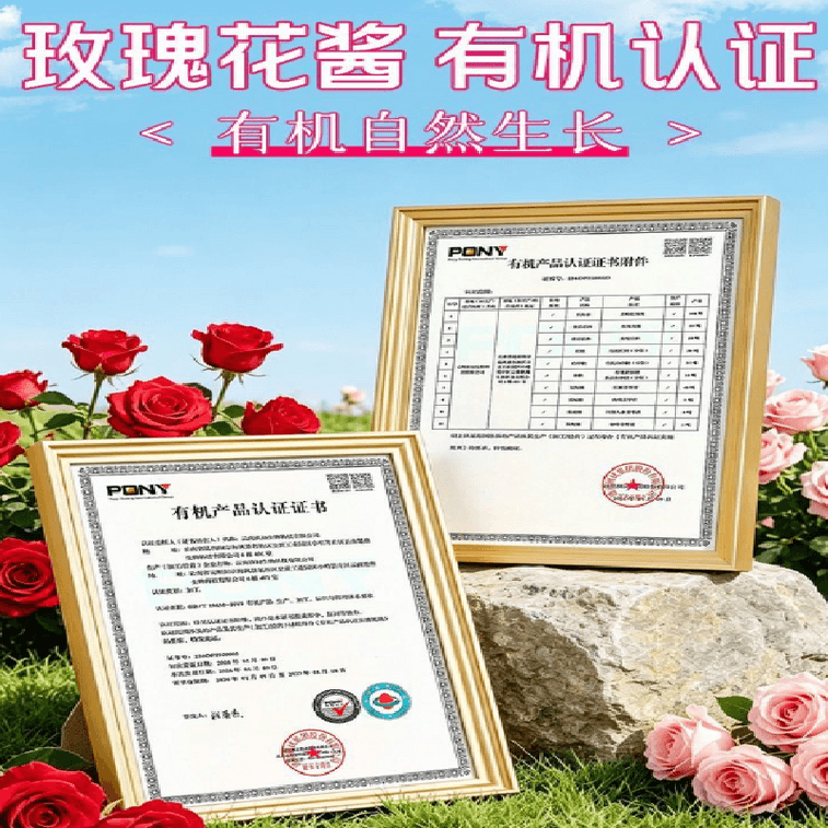 【中國直郵】 滇園 南有機玫瑰花醬特產食用玫瑰醬清甜不膩鮮花醬220g*1瓶 3