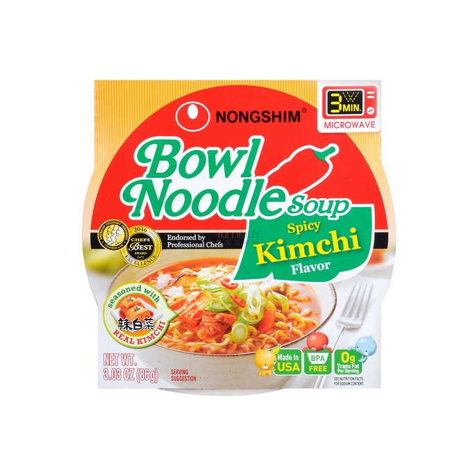 Bowl Noodles Soup Kimchi Flavor 86g