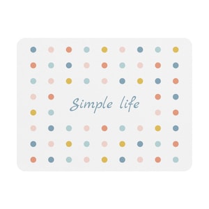 FaSoLa Life 주방 조리대 배수 패드 30*40cm 무지개 물방울 무늬/시트 흡수 바 카운터 건조 패드 가정용 단열 패드