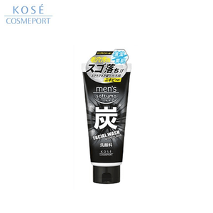 【日本直郵】 日本 KOSE高絲 softymo控油男士洗面乳 活性碳深層清潔保濕 130g