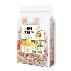 【中国直邮】 谯韵堂 油切大肚茶三角包款山楂荷叶柠檬陈皮决明子   250g/袋