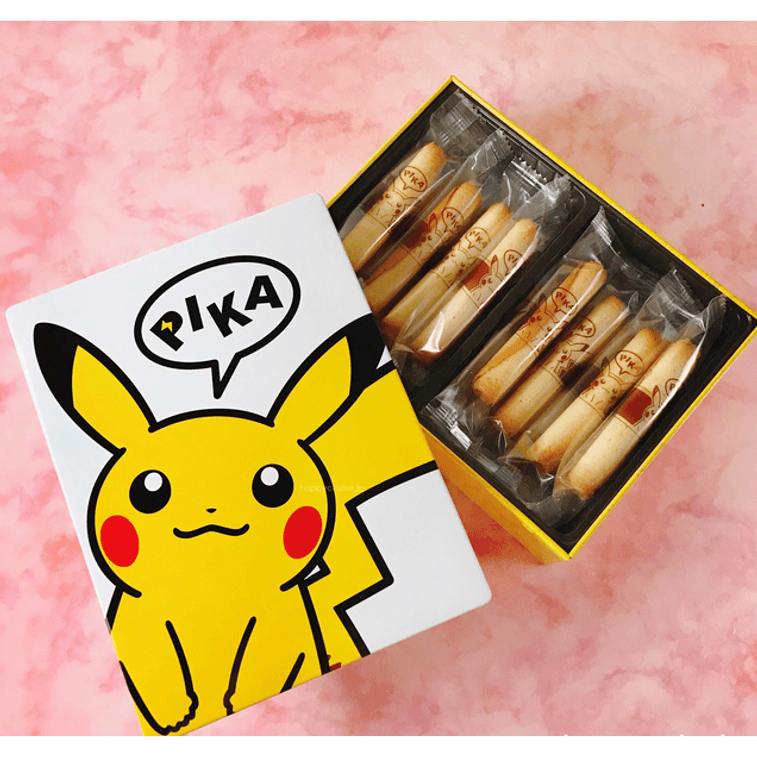 Pokemon Egg Roll Cookies Pikachu 16 Pieces 3