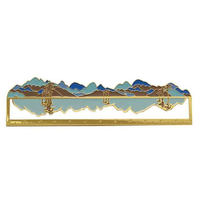 Kishan Rain Metal Bookmark Ruler 121*32MM*1