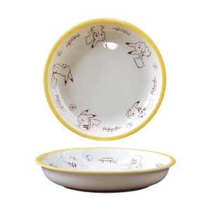 순향 W 언더글레이즈 8.1인치 신형 부채 접시 2종 세트 (포켓몬 스타일 - 이노센스)