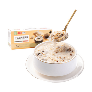 【亞米獨家】十二夏天×菲諾聯名 燕窩粥 厚椰乳燕麥味 整箱裝 252g*6碗【 早餐代餐即食粥】