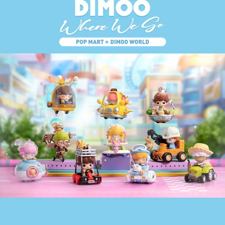 POP MART Dimoo Where We Go Series Blind Box Random 1 Box - Yami.com