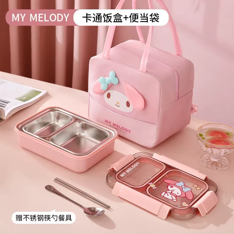 Sanrio Melody Insulated Lunch Box 1Set - Yami.com