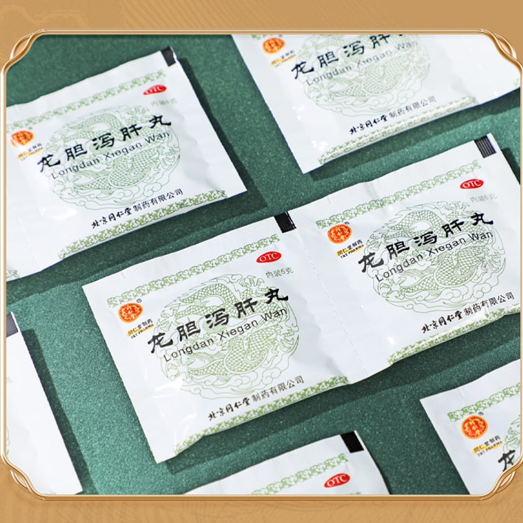 베이징 통런탕 용천 간청환(Longdan Xiegan Wan) - 간과 담낭 질환에 효과적이며, 습열을 제거하고, 옆구리 통증, 입안의 쓴맛, 이명, 난청을 완화합니다. 간청탕(Xiegan Tang) 성분도 함유되어 있어 간을 보호하고 담즙 분비를 촉진하며 간열을 제거합니다. 6g*12포 3