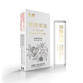 雀蜂 果蔬果冻酵素 加强版本草配方 减肥瘦身 益生菌清肠通便 含无花果浓缩 佛手柑粉 益生元浓缩液 100g 5条 低卡减脂