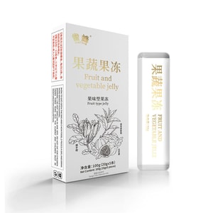 雀蜂 果蔬果冻酵素 加强版本草配方 减肥瘦身 益生菌清肠通便 含无花果浓缩 佛手柑粉 益生元浓缩液 100g 5条 低卡减脂