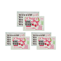 MR.WISH心愿先生 免胶Style系列 小樱桃仿真黑棕自然睫 斜飞上扬元气甜心假睫毛 #30簇 *3【超值装】