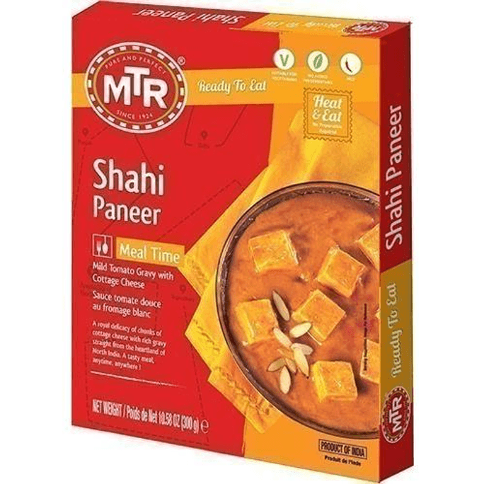 印度 Shahi Paneer(即食),10.5 盎司盒裝