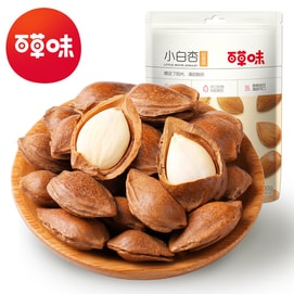 Be & Cheery 손으로 껍질을 벗긴 흰 살구, 달콤한 흰 아몬드, 인공적으로 개봉한 천연 과일 나무 향, 100g/봉지